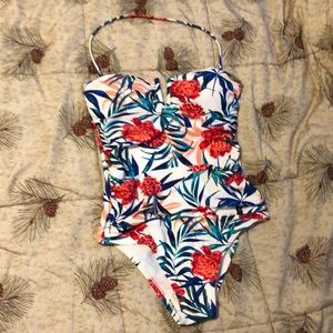 Floral bathing suit